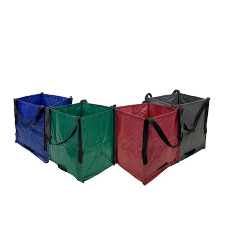 Durasack Up to 500 lbs. Reusable Tote Bags, Multi, 4 PK BB-1619MULTI-4PK